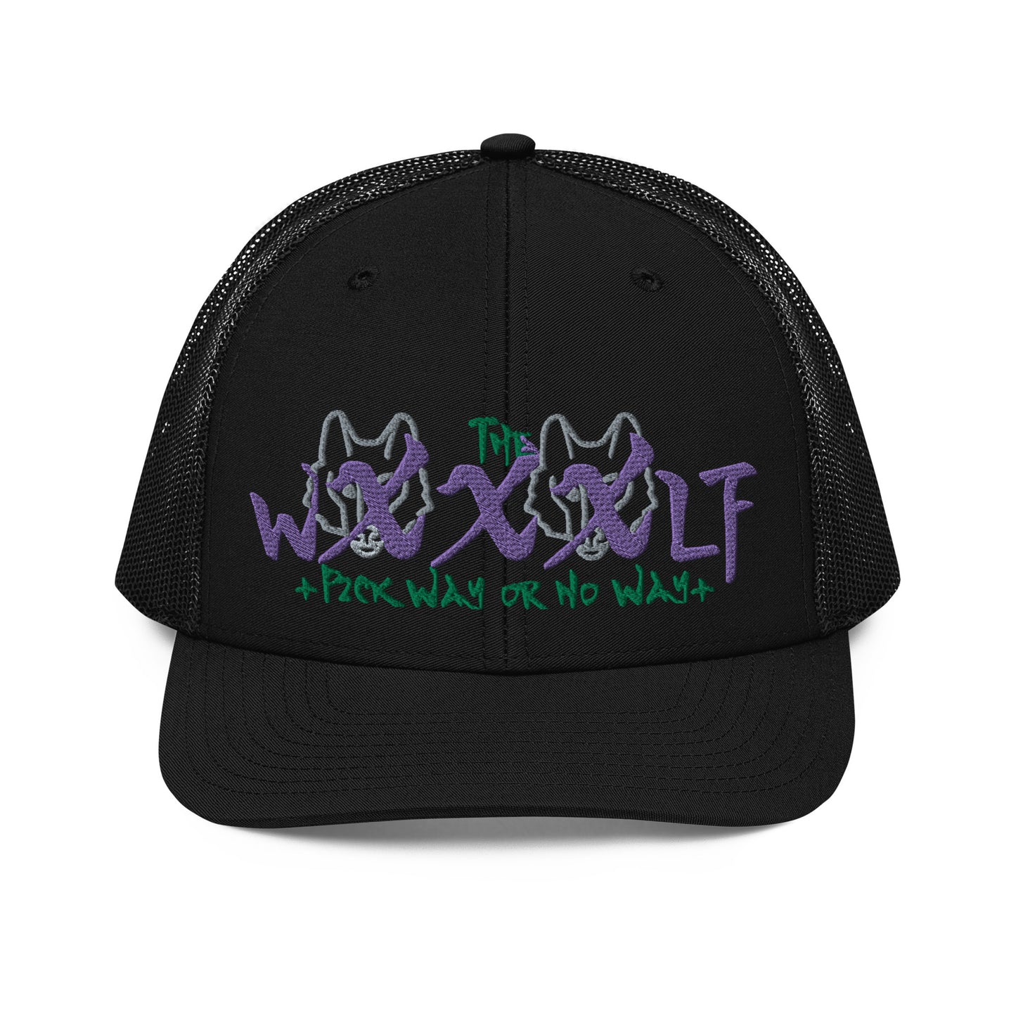 Purple Wxxxlf Trucker Cap