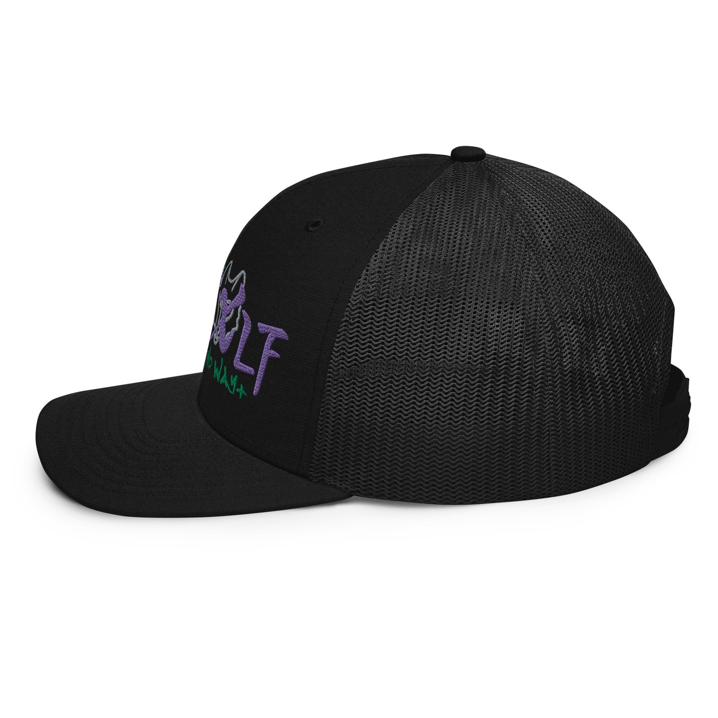 Purple Wxxxlf Trucker Cap