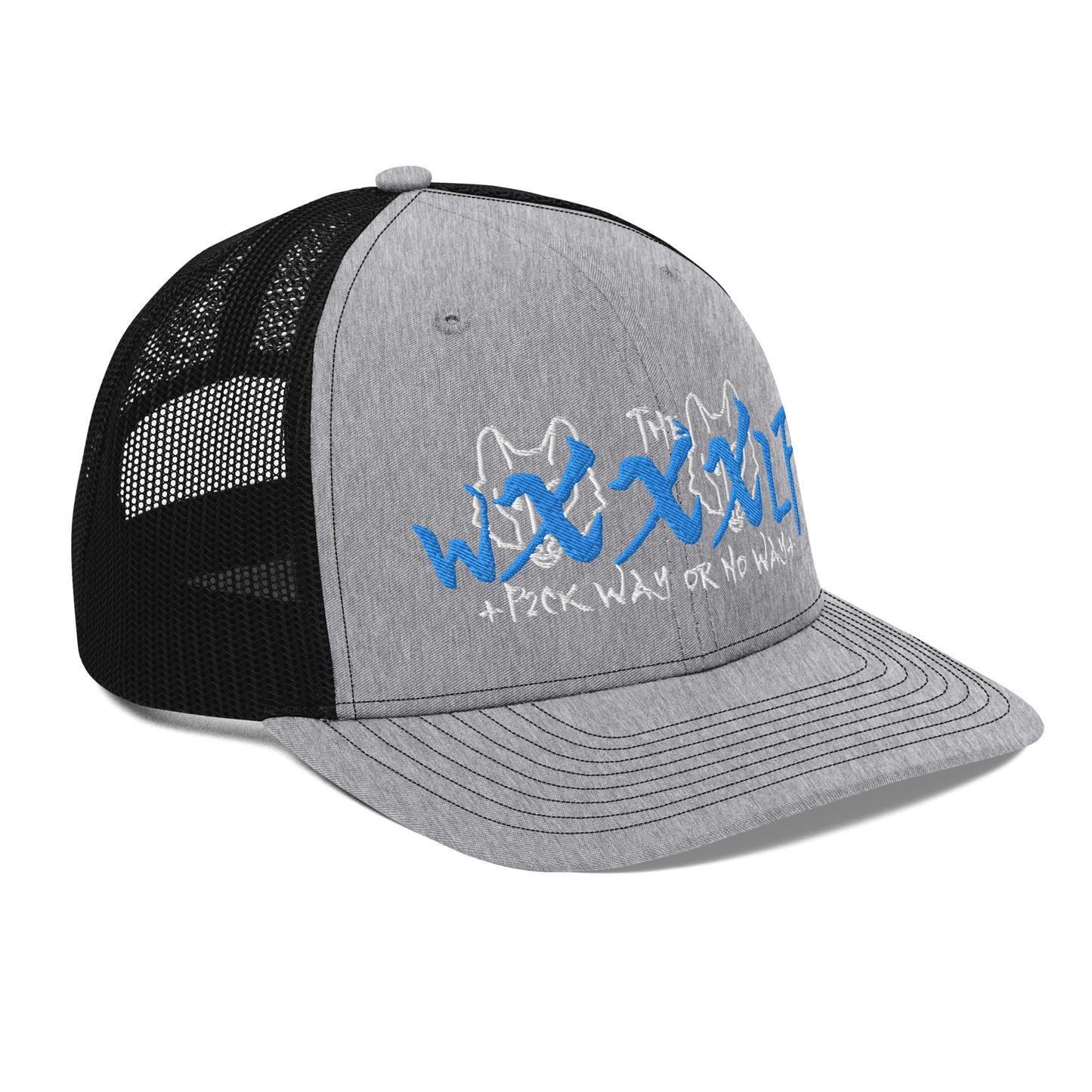 Blue Wxxxlf Trucker Cap