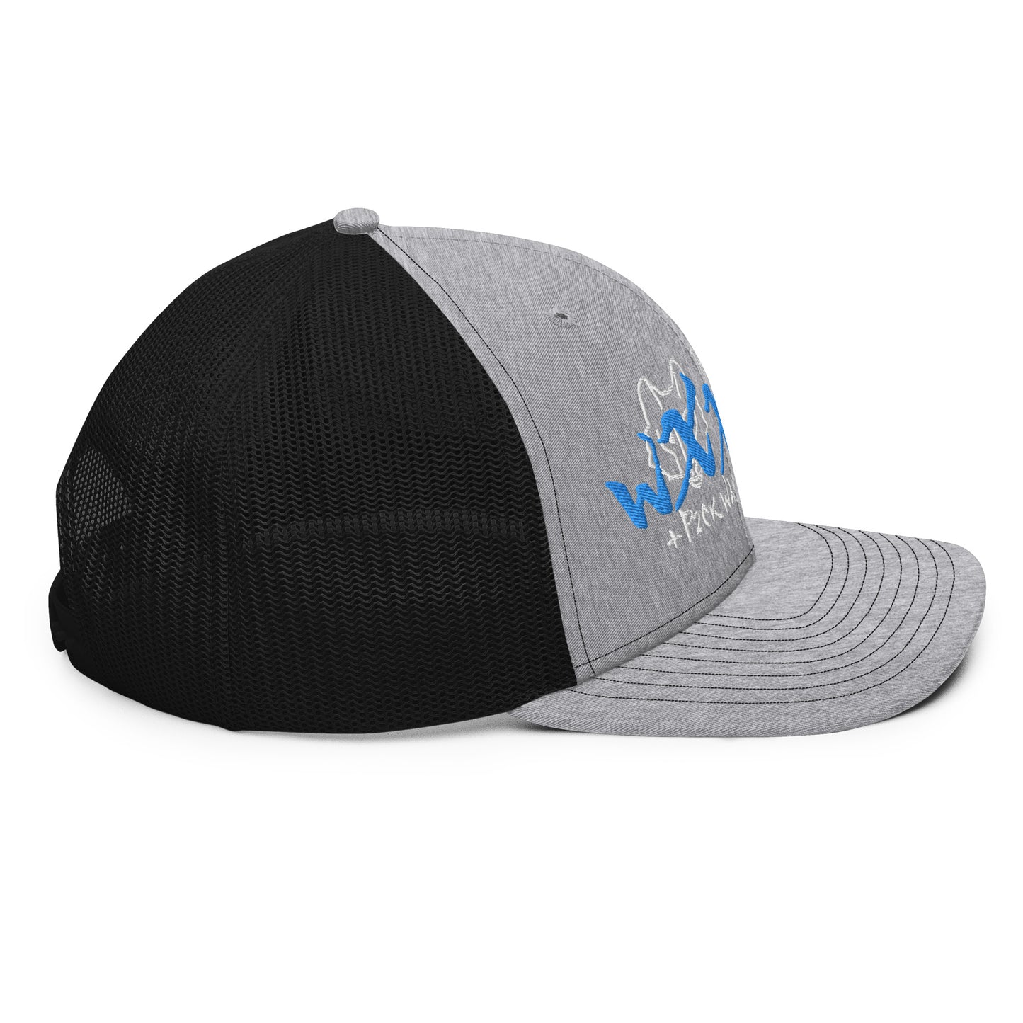 Blue Wxxxlf Trucker Cap