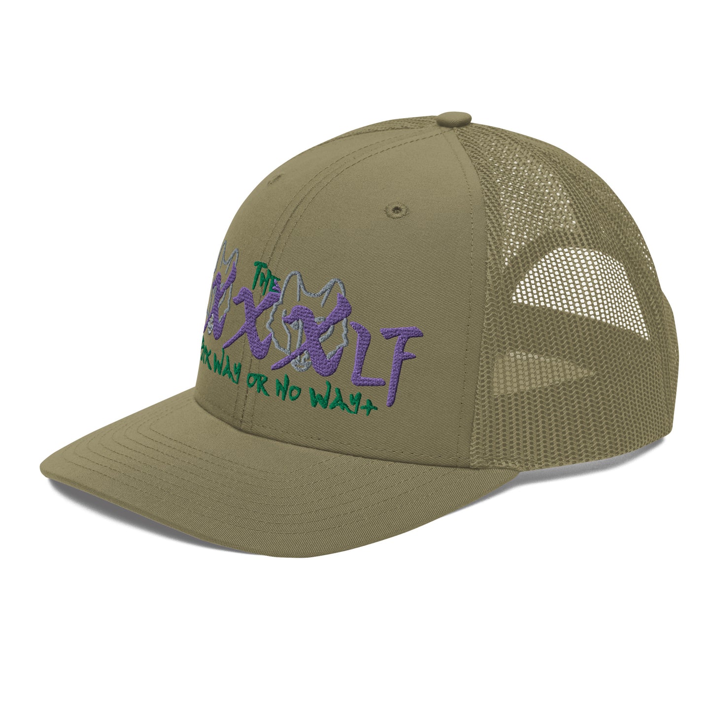 Purple Wxxxlf Trucker Cap